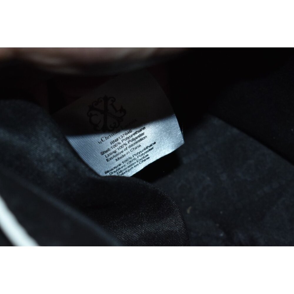 Christian Lacroix Women's Purse Black/White/Red Leather Tote Handbag -Flaws- - Picture 11 of 15